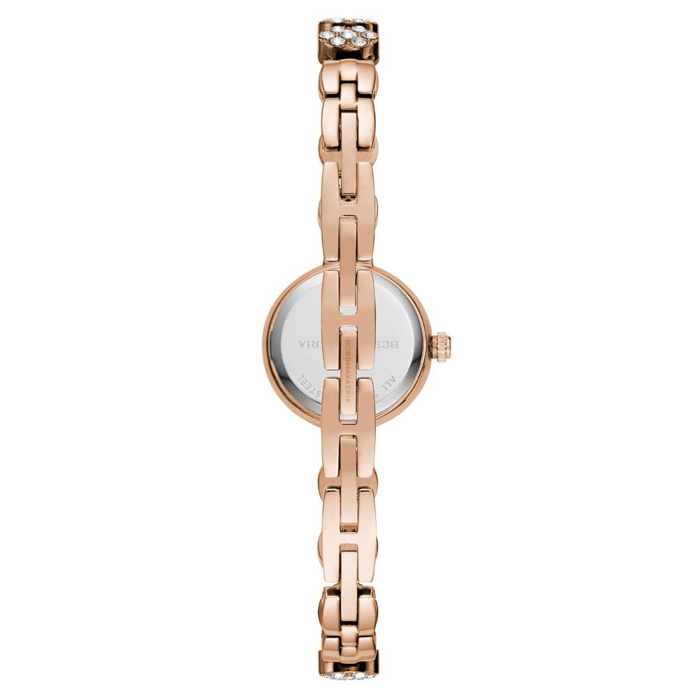 BCBGMAXAZRIA Rose Gold Stainless Steel Women's Watch BG50681002 - Elegant Dress Watch for Women, Perfect for Office, Party & Special Occasions