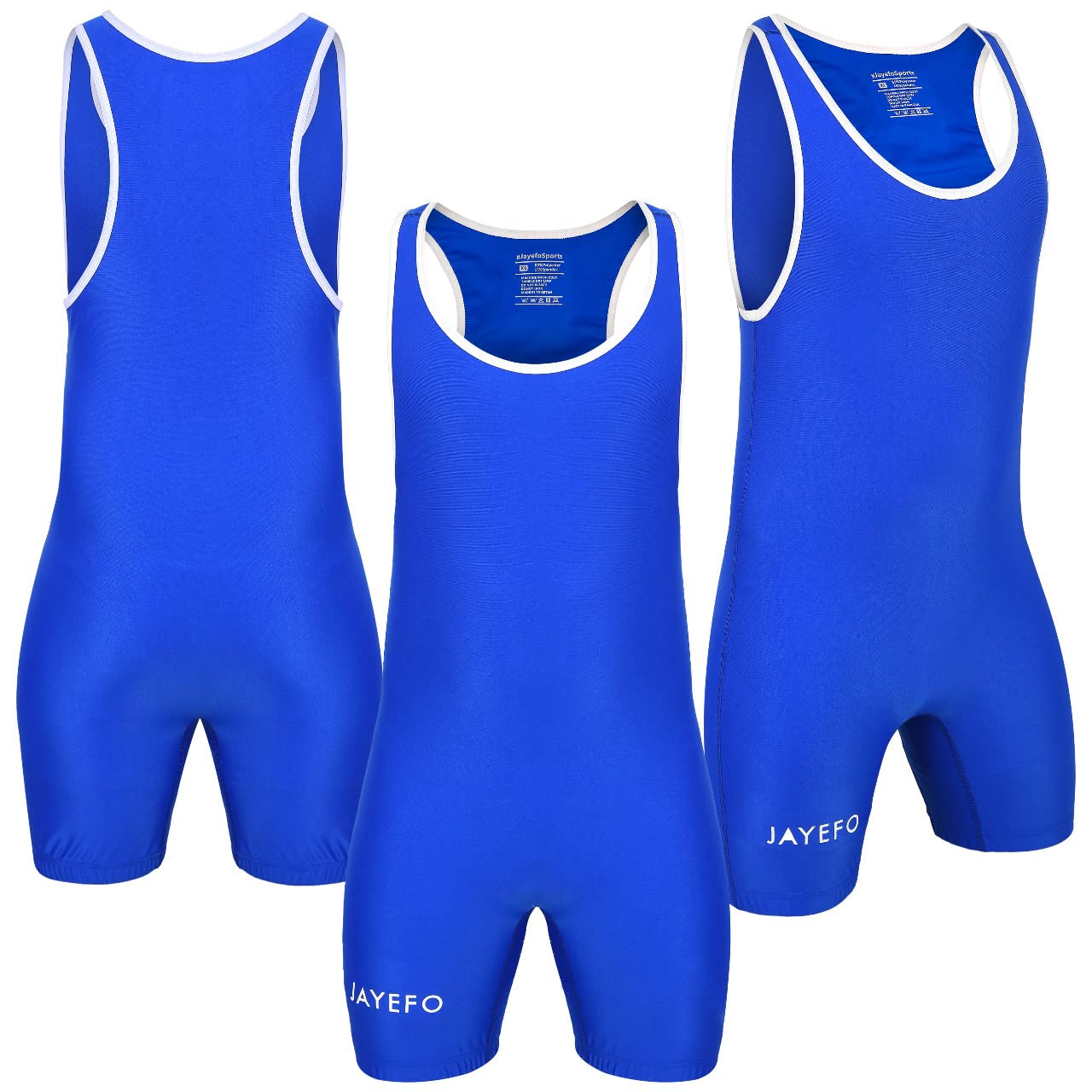 Jayefo Pro Wrestling Singlet for Men - High-Performance Adult Wrestle Gear & Uniform - Ideal for Training, Competitions, and MMA Practice