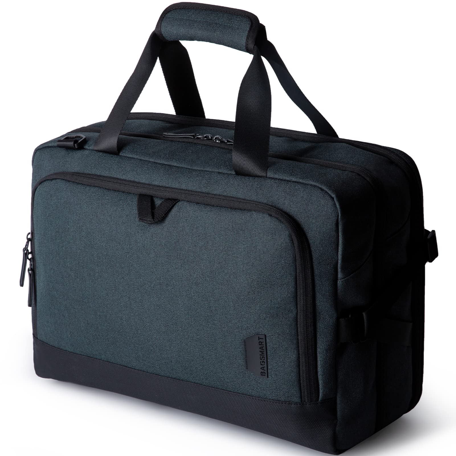 BAGSMART Expandable Travel Duffle Bag - Large Weekend Overnight Bag with Anti-Theft Design & Shoe Pocket - Perfect for Gym, Business Trips & Weekend Getaways