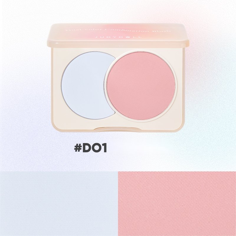 JUDYDOLL Disney Duo Blush Cream - Long Lasting Cream Blush for Cheeks, Natural & Buildable Color, Perfect for Daily Makeup & Special Occasions