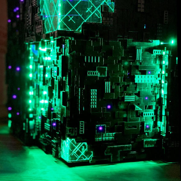 Star Trek: Picard Borg Cube ATX PC Case - Themed Gaming Computer Tower for Sci-Fi Fans | Perfect for Star Trek Collectors & PC Builders | Home Office & Gaming Setup