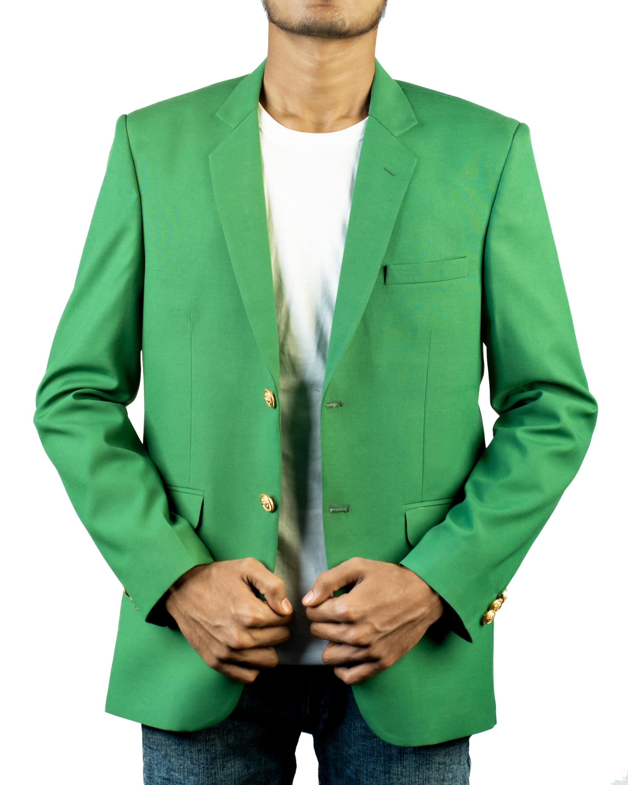 Men's Green Golf Jacket - Lightweight Waterproof Windbreaker for Outdoor Sports & Casual Wear | Perfect for Golfing, Hiking & Daily Use