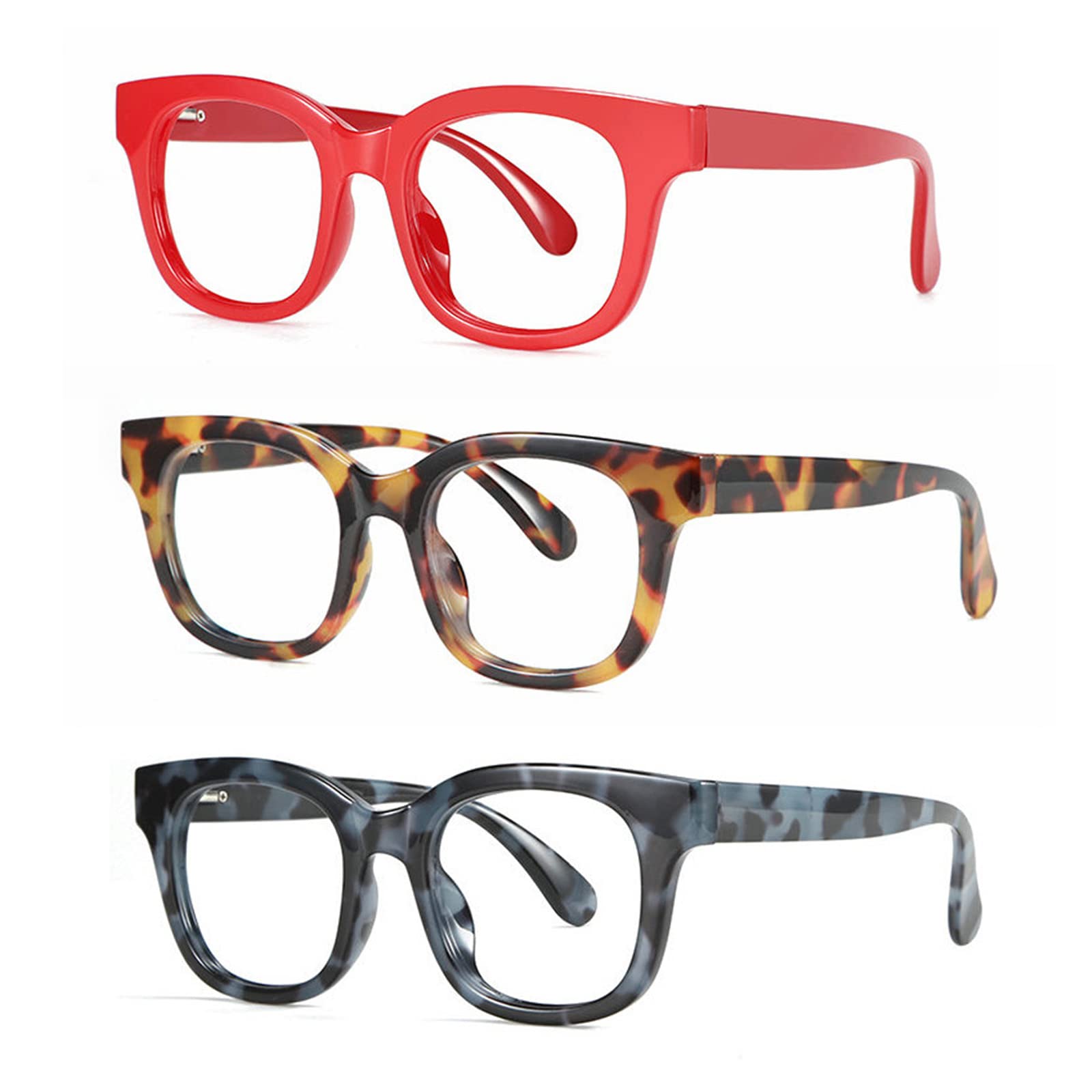 Willochra Blue Light Blocking Reading Glasses for Women - Lightweight Round Frames for Work & Screen Time