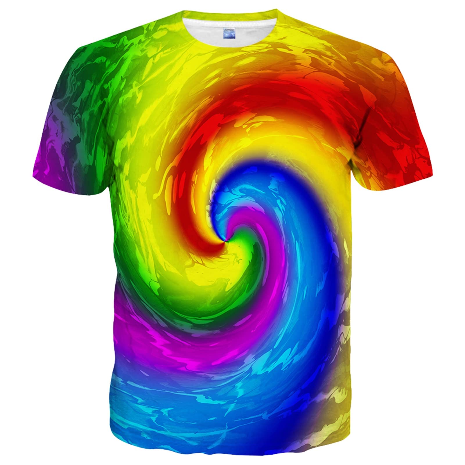 Yasswete Unisex 3D Printed Graphic T-Shirts - Short Sleeve Casual Tops for Men & Women - Perfect for Streetwear, Parties, and Everyday Fashion
