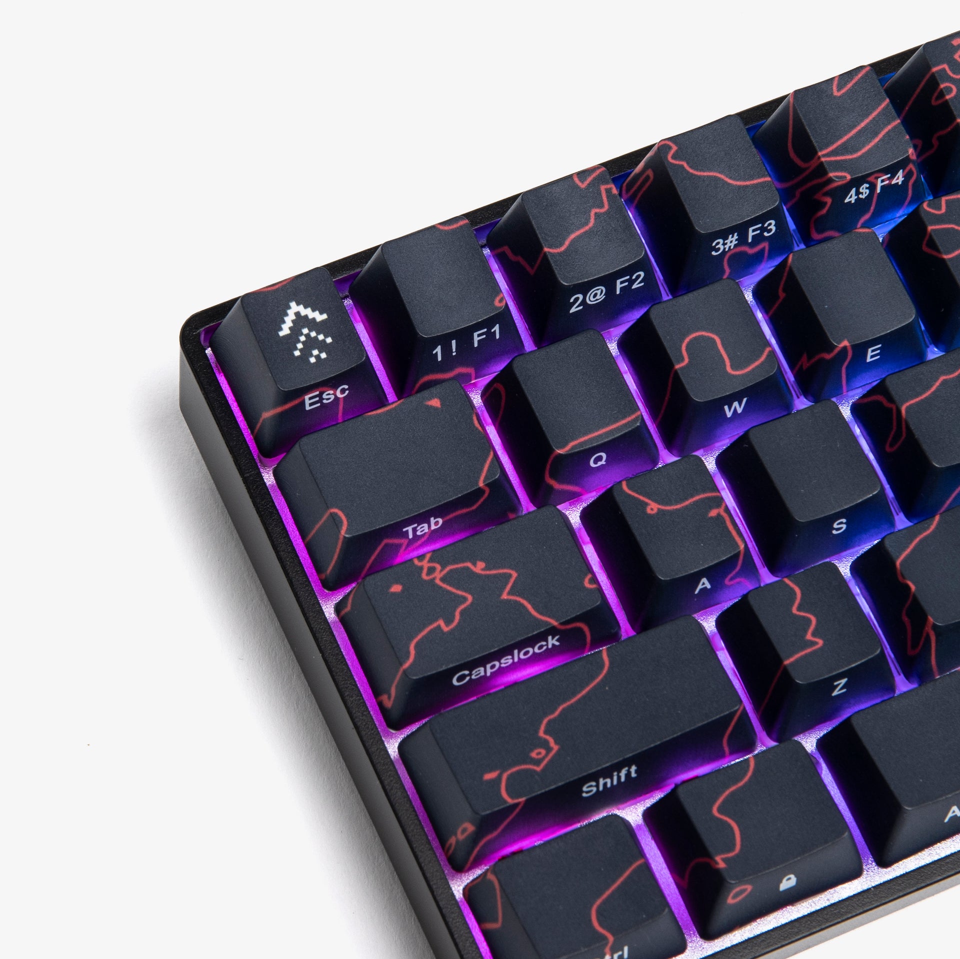 100 Thieves x Higround Custom Mechanical Keycaps - Premium Gaming & Typing Keycaps for PC, Mac - Perfect for Esports, Streaming & Office Work