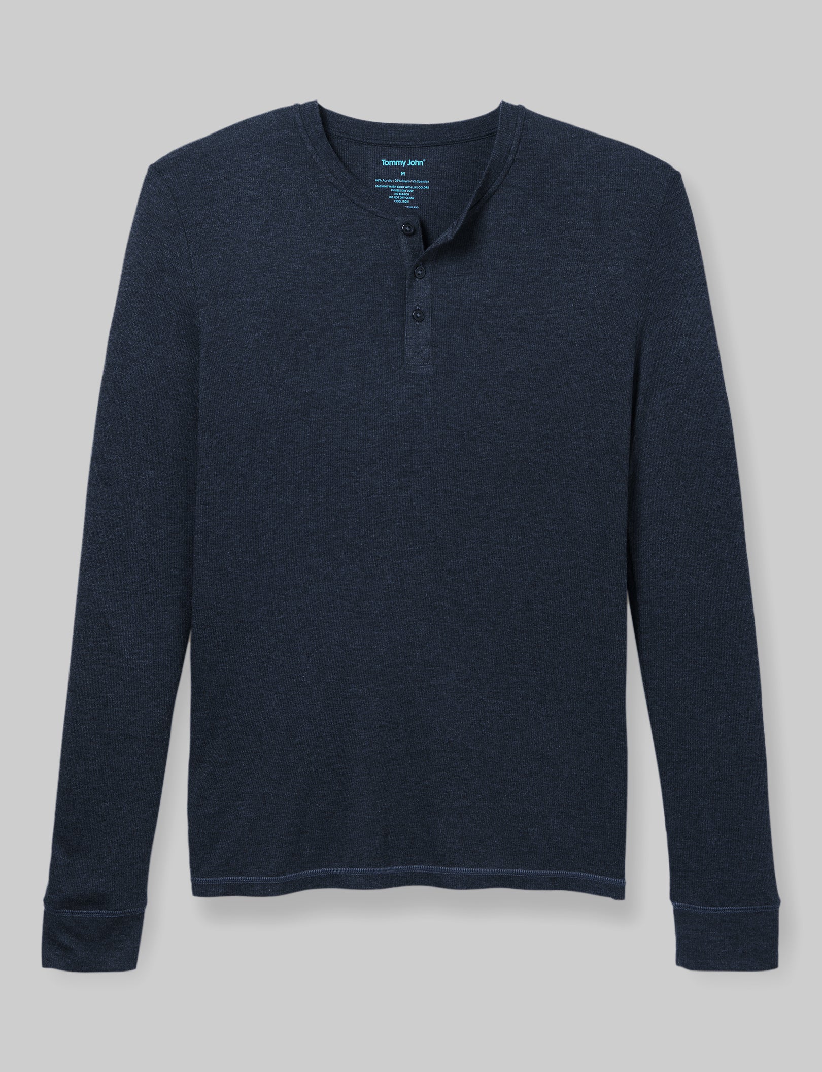 Comfortable Men's Lounge Henley Shirt - Soft Cotton Relaxed Fit for Casual Wear, Home Lounging & Weekend Outings