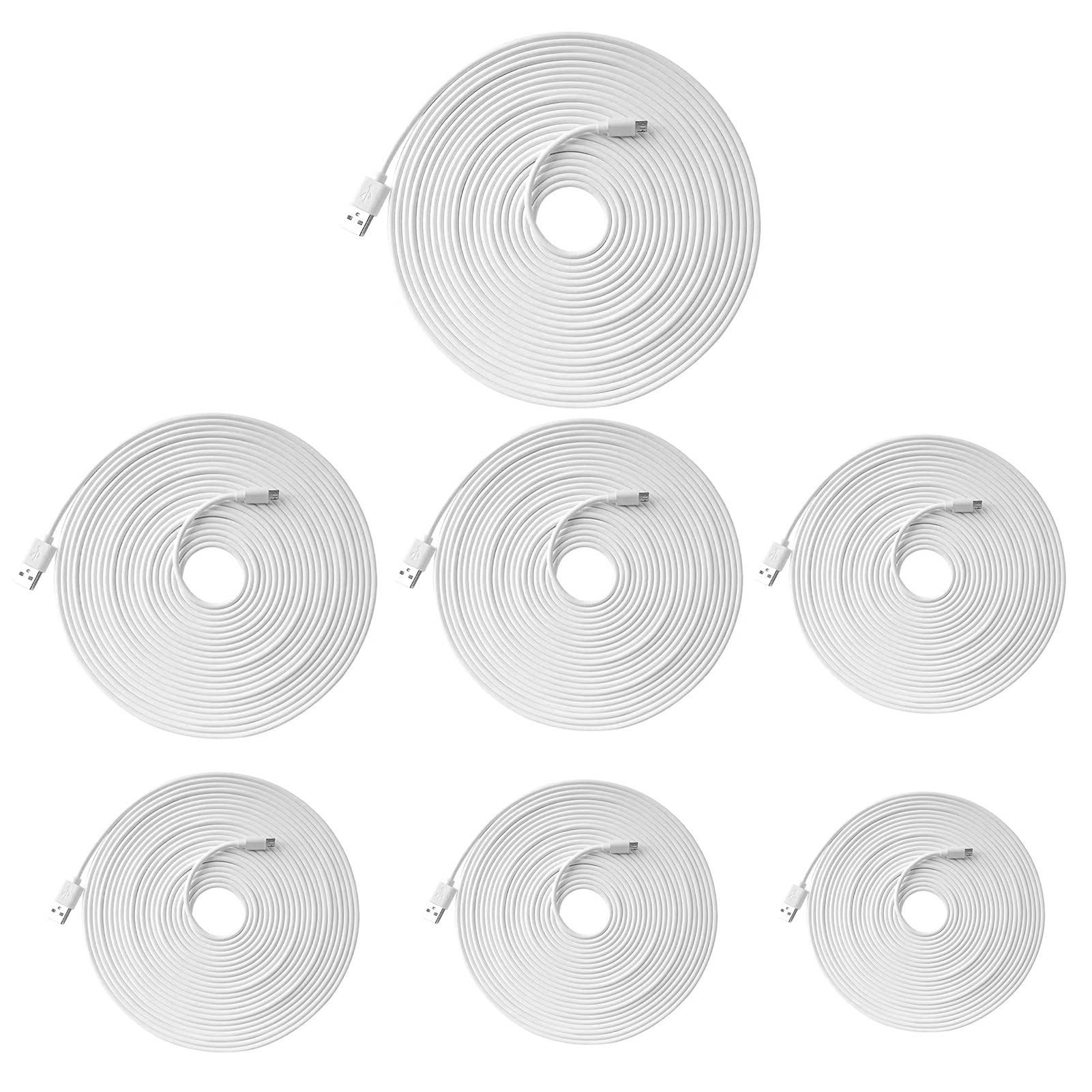 TOLUON 3A Fast Charging Micro USB Cable - 8M/800cm High Speed Data Sync & Power Cord for Android Phones - Perfect for Home, Office & Travel Charging Needs