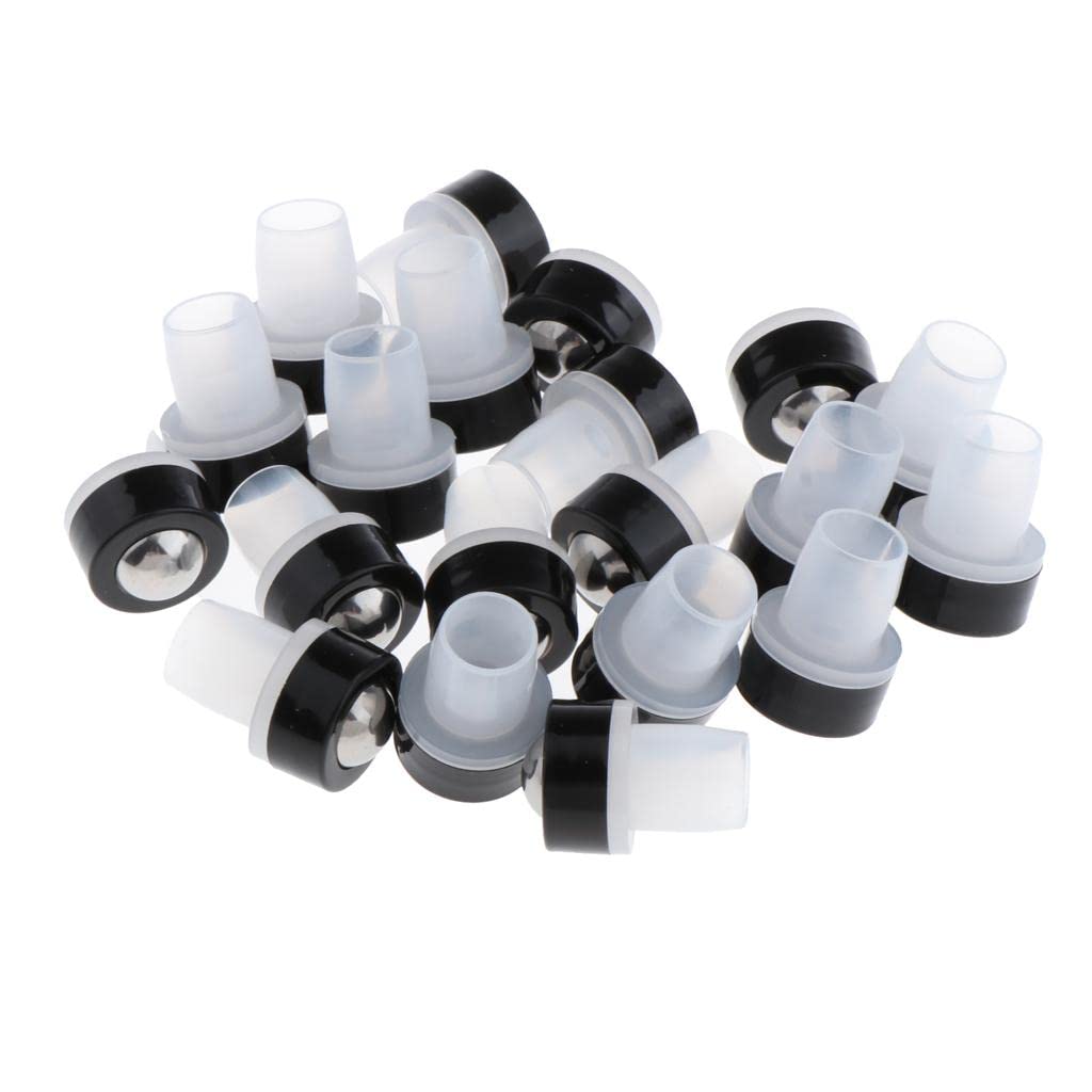 Barenx 20x Black Essential Oil Roller Balls 0.4