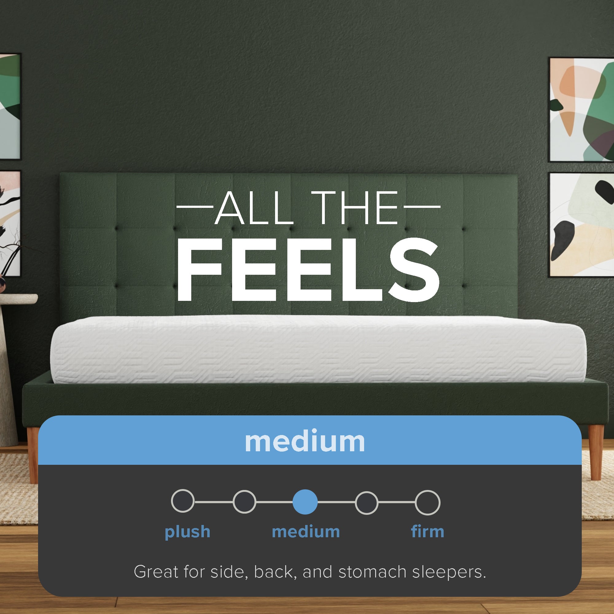 8 zzZen Gel Cooling Essentials - Medium Firm Memory Foam Pillow for Neck Pain Relief & Better Sleep, Perfect for Side, Back & Stomach Sleepers