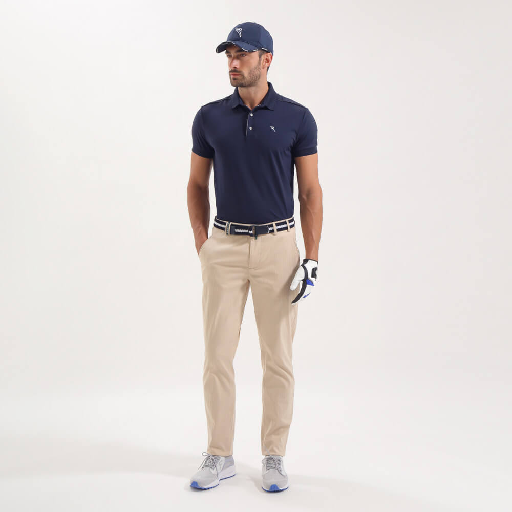 Audience Light HD Jersey Sunblock Polo Shirt - UPF 50+ UV Protection, Breathable & Quick-Dry for Men - Perfect for Golf, Tennis & Outdoor Activities