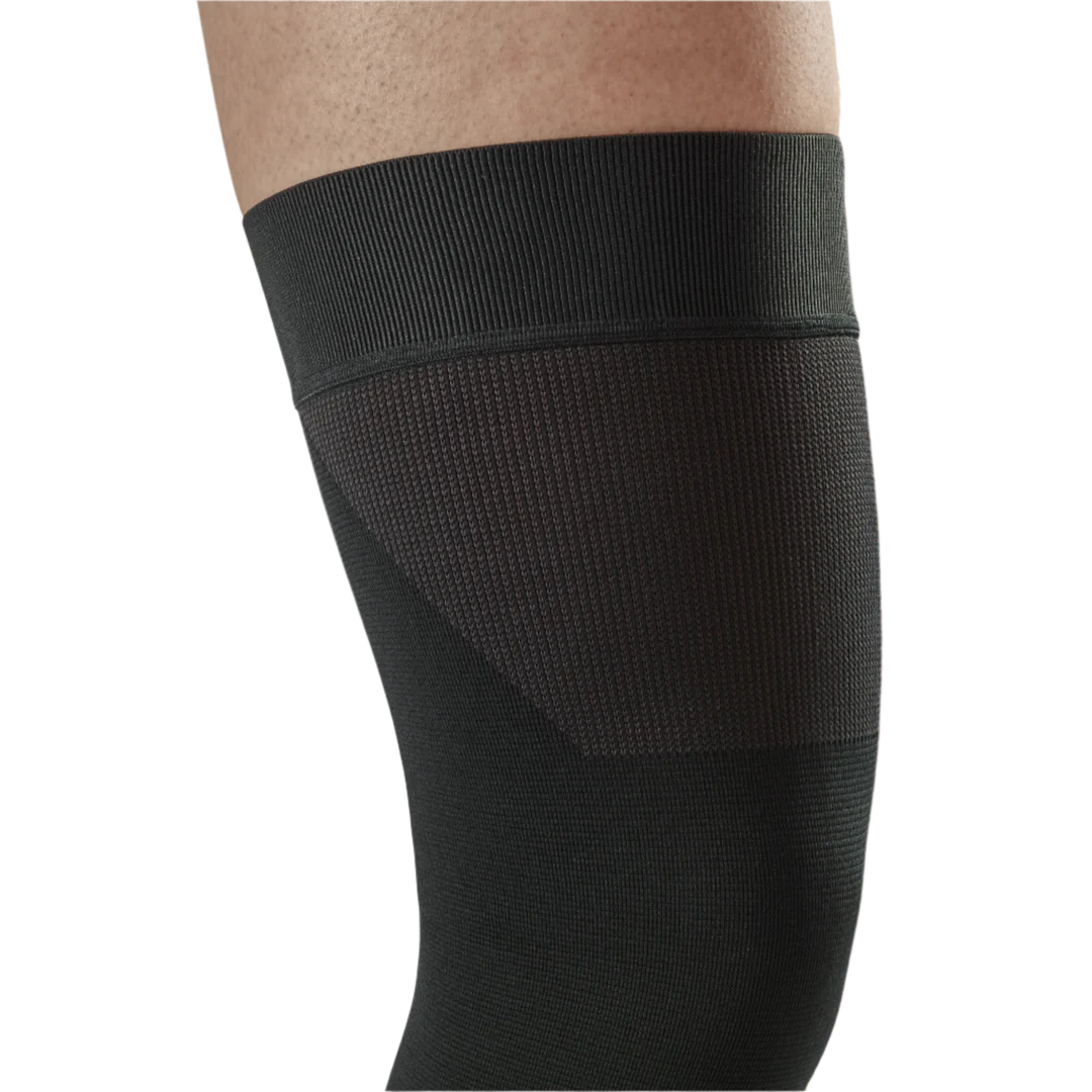CEP Unisex Mid Support Knee Sleeve - Black | Compression Support for Running, CrossFit, Basketball & Workout Recovery