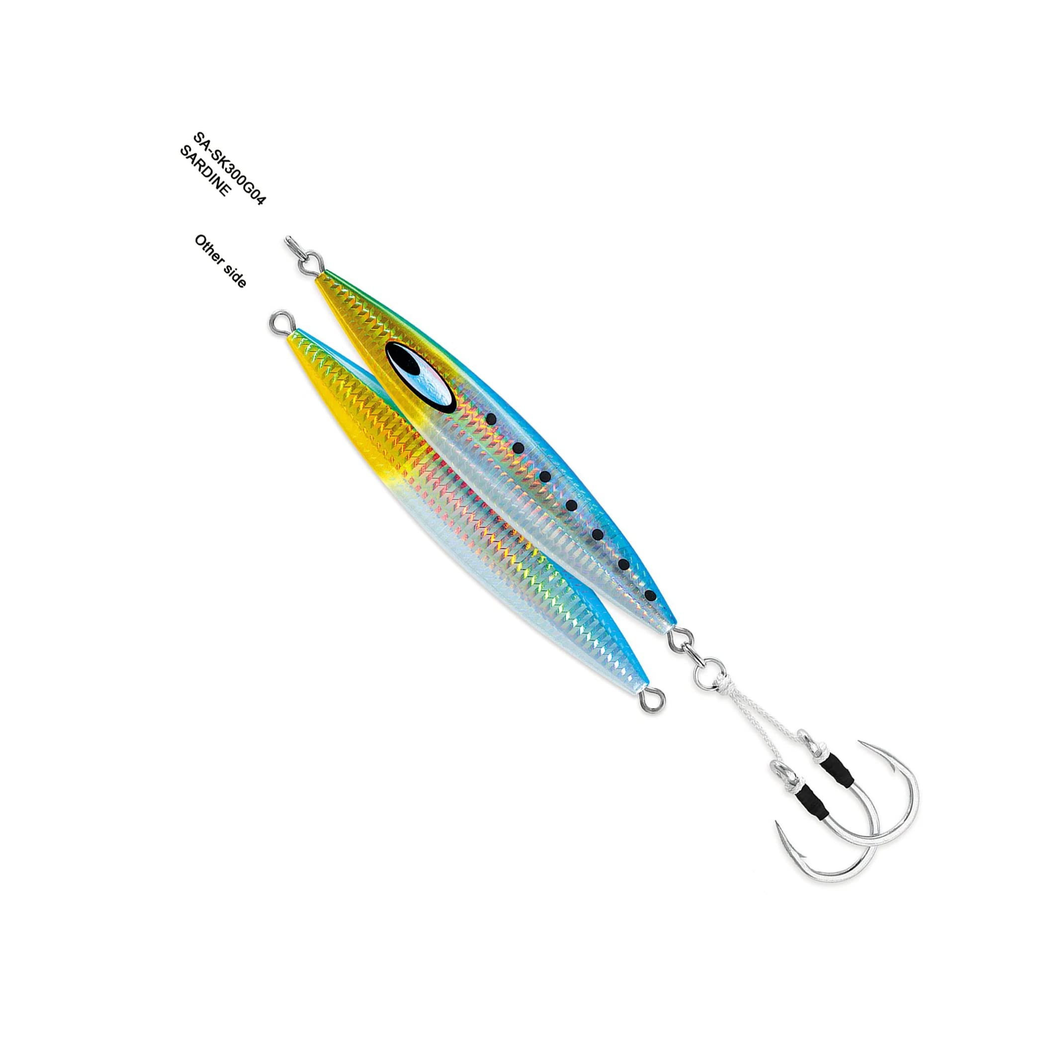 Daiwa Saltiga Metal Jig 0 Oz Saltwater Fishing Lure with Assist Hooks - Perfect for Offshore, Deep Sea, and Jigging Anglers
