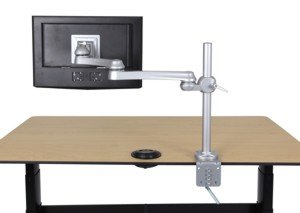 Ergonomic Dual Monitor Arm Mount - Adjustable VESA 75/100 Bracket for Flat Panel Screens - Perfect for Home Office, Gaming & Workspace Setup