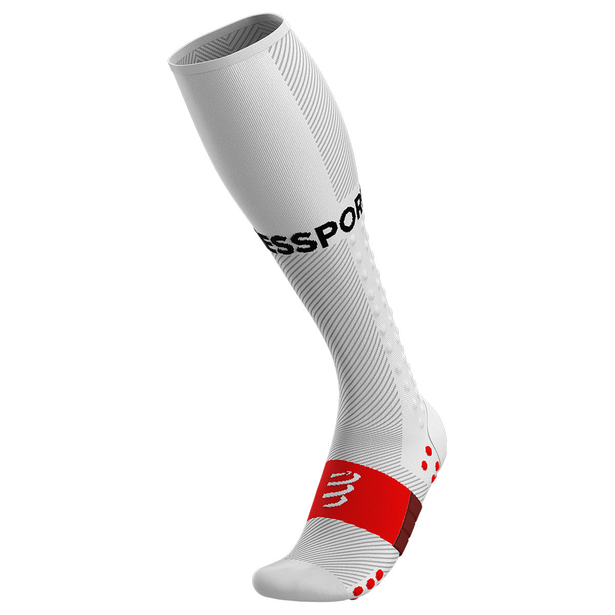 Compressport Full Run Socks - Performance Running Socks for Men & Women - Breathable & Supportive Athletic Socks for Marathon, Training & Sports - Ideal for Runners, Athletes & Fitness Enthusiasts
