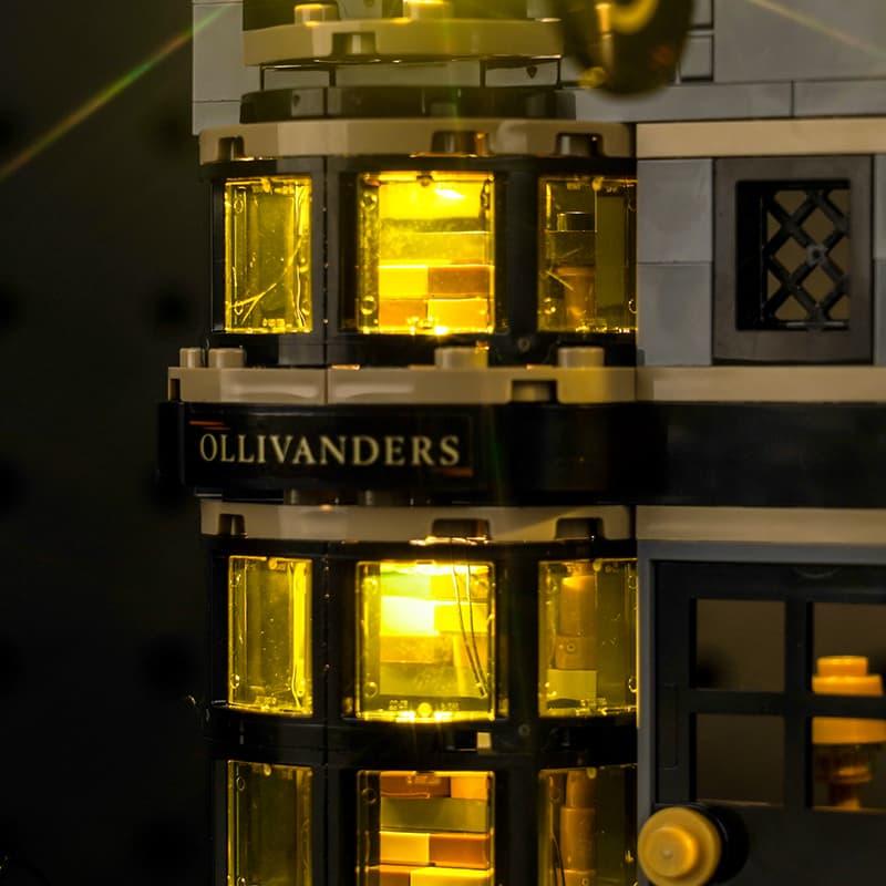 LEGO Ollivanders & Madam Malkin's Robes 76439 Light Kit - DIY LED Lighting Set for Harry Potter LEGO Sets - Perfect for Display & Nighttime Illumination