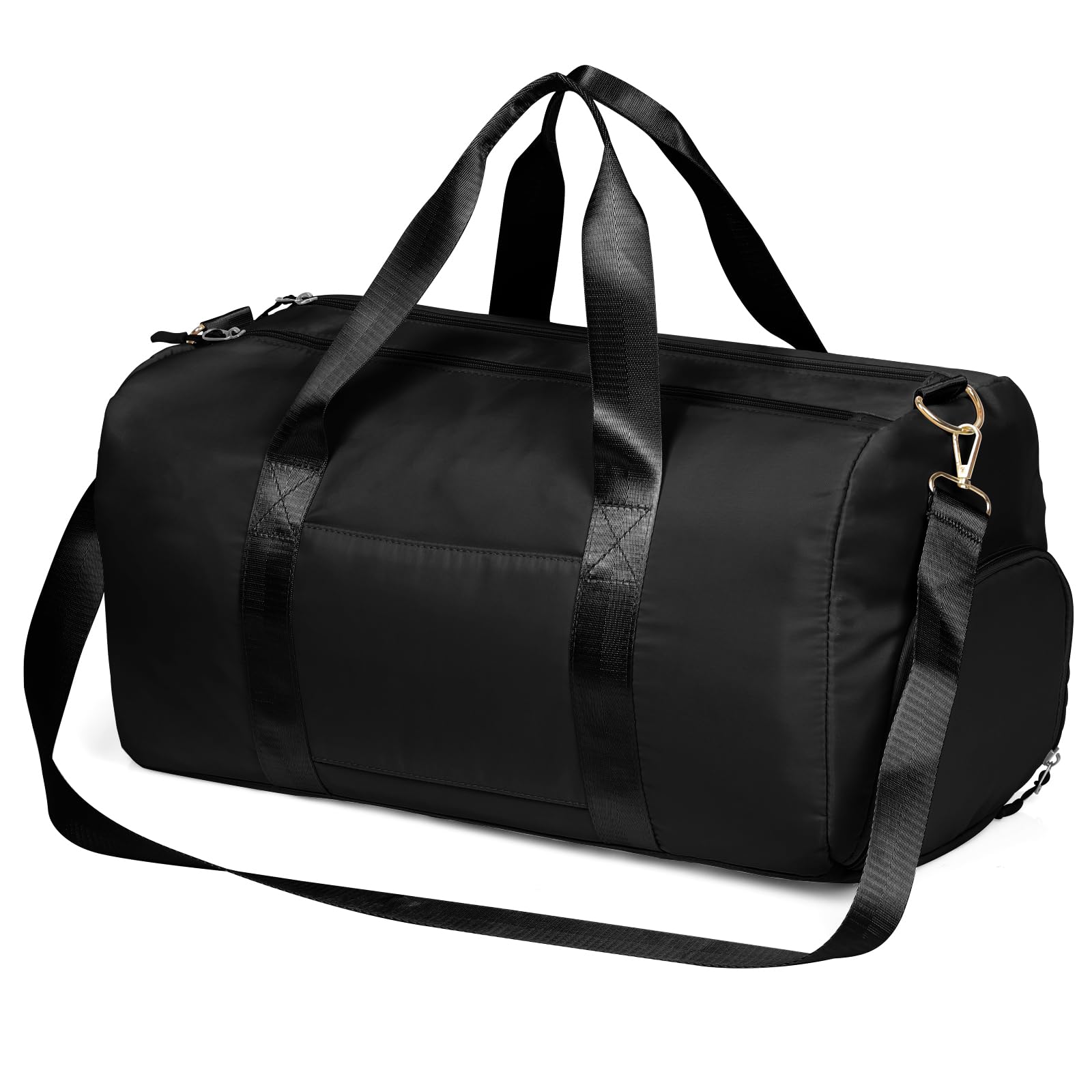 MABROUC Women's Duffle Bag - Large Sports Gym Bag with Wet Pocket & Shoe Compartment - Waterproof Travel Duffel for Overnight Trips, Workout, Yoga & Weekend Getaways