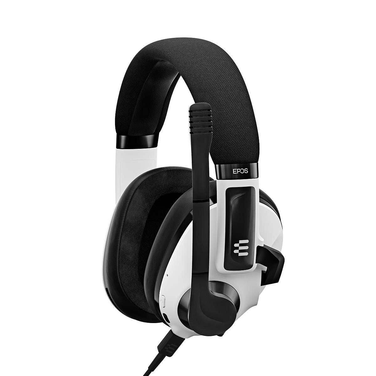 EPOS H3 Hybrid Wireless Gaming Headset with Bluetooth - USB-A & 3.5mm Dual Connectivity - Noise Cancelling Mic - Lightweight Design for PC, PS5, Xbox, Switch - Long Battery Life for All-Day Gaming - Perfect for Esports, Streaming & Work Calls (White)