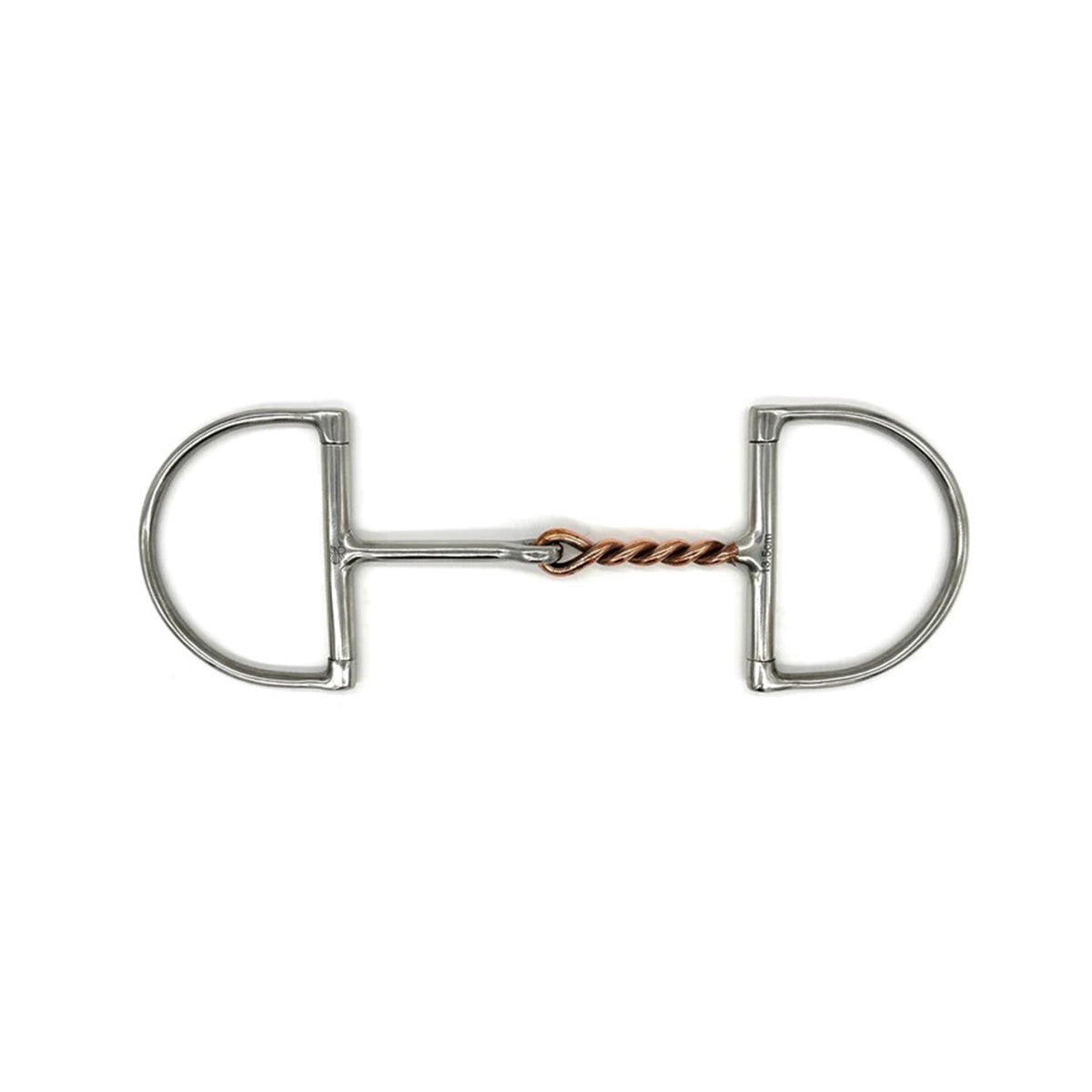 AJR Half Copper Twist Half Straight Bar Dee Bit - High-Quality Horse Bit for Western Riding, Training & Show - Durable & Comfortable for Horses