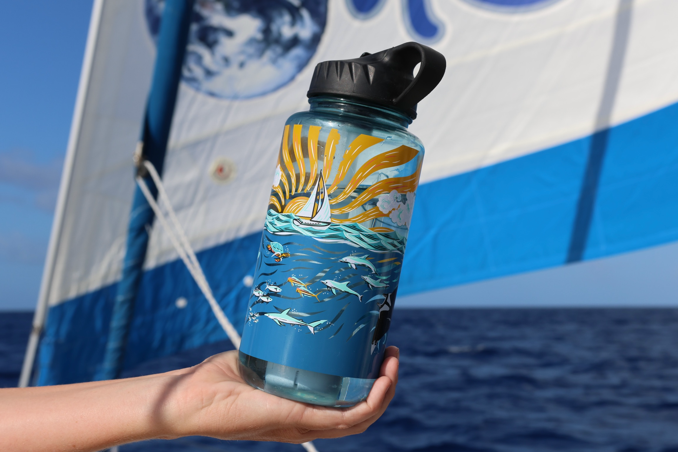 Nalgene OG Sailing Water Bottle - 32oz & 48oz BPA-Free Tritan Plastic | Perfect for Outdoor Adventures, Hiking, Camping & Daily Hydration
