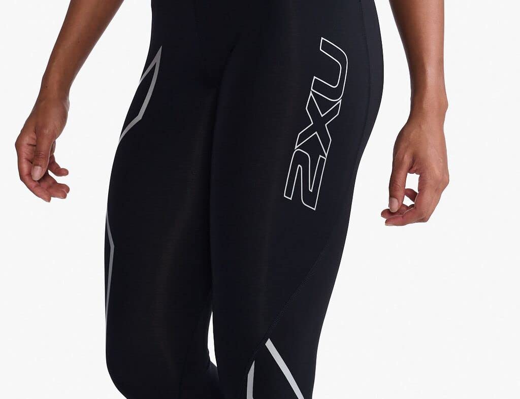 2XU Women's Core Compression Tights - High Performance Workout Leggings for Running, Yoga & Gym - Moisture Wicking & Breathable Activewear