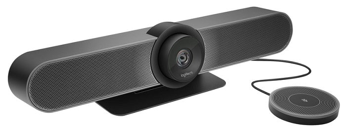 Logitech MeetUp 4K Video Conferencing System with Expansion Mic - Premium Audio & Video for Small Meeting Rooms | Ideal for Business Meetings, Remote Work & Online Collaboration (Free Shipping)