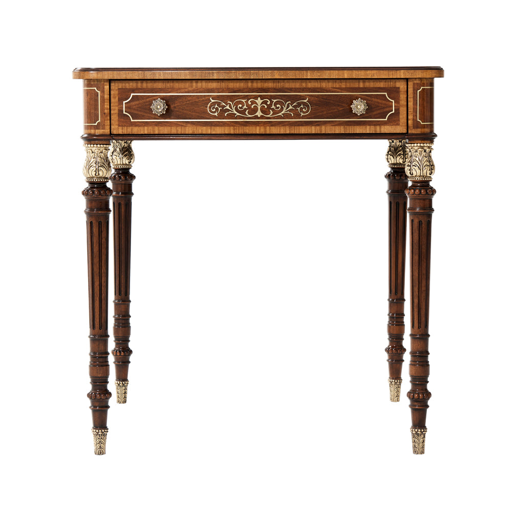 Adolphus Side Table by Theodore Alexander | SC50001 - Elegant End Table for Living Room, Bedroom & Office Decor