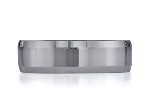 FJC Finejewelers 7mm Comfort Fit Tungsten Carbide Wedding Band for Men - Durable Polished Finish Ring for Anniversary, Engagement & Everyday Wear