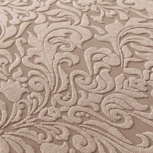 Beige Brown Jacquard