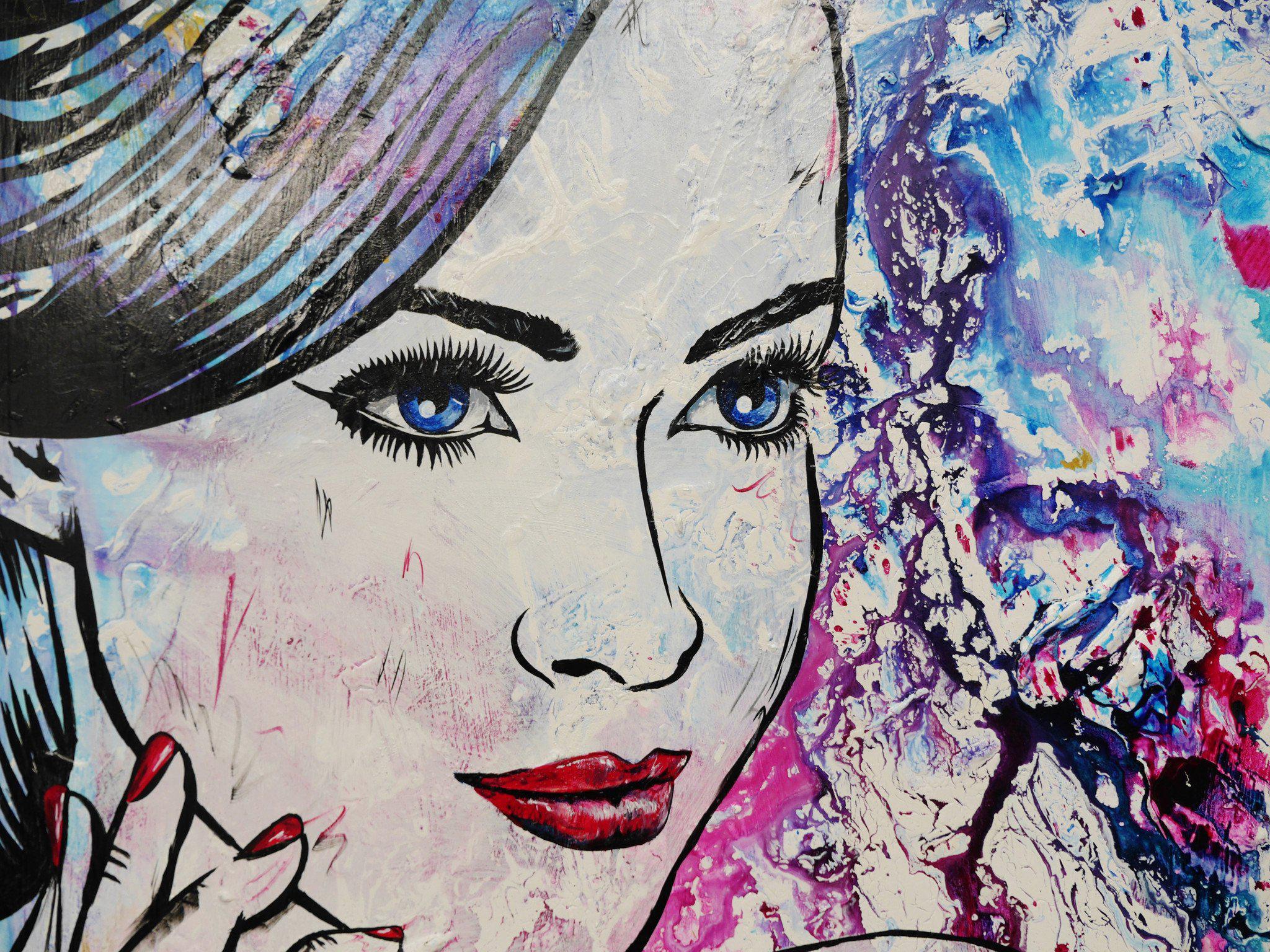 Abstract Realism Beautiful Woman Art Print - Stunning Wall Decor for Living Room, Bedroom & Office - Inspirational Home Decor