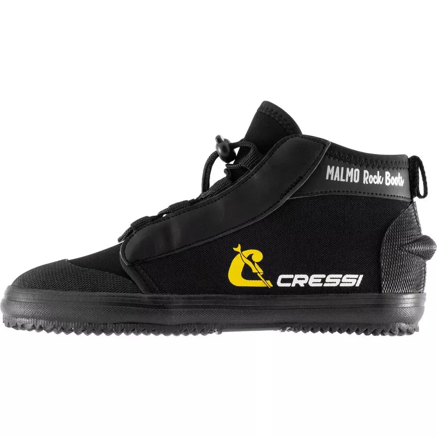 Cressi Malmo Rock 3mm Neoprene Dive Boots for Scuba Diving, Snorkeling & Water Sports - Warm & Comfortable Wetsuit Footwear