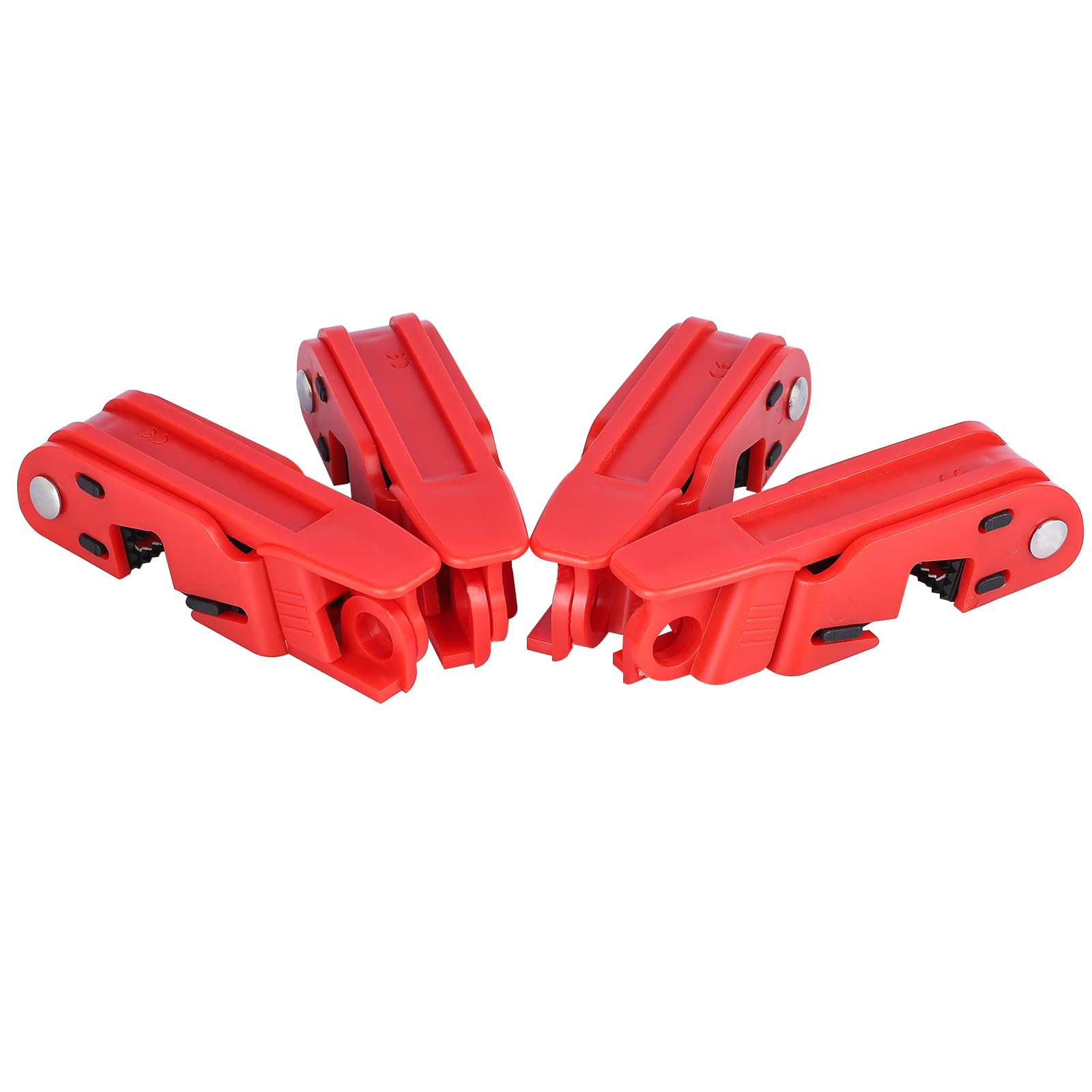 Circuit Breaker Lockout Kit - Grip Tight LOTO Tagout Device for Standard Single & Double Toggle Breakers (8-Pack) - Electrical Panel Safety for Industrial & Home Maintenance