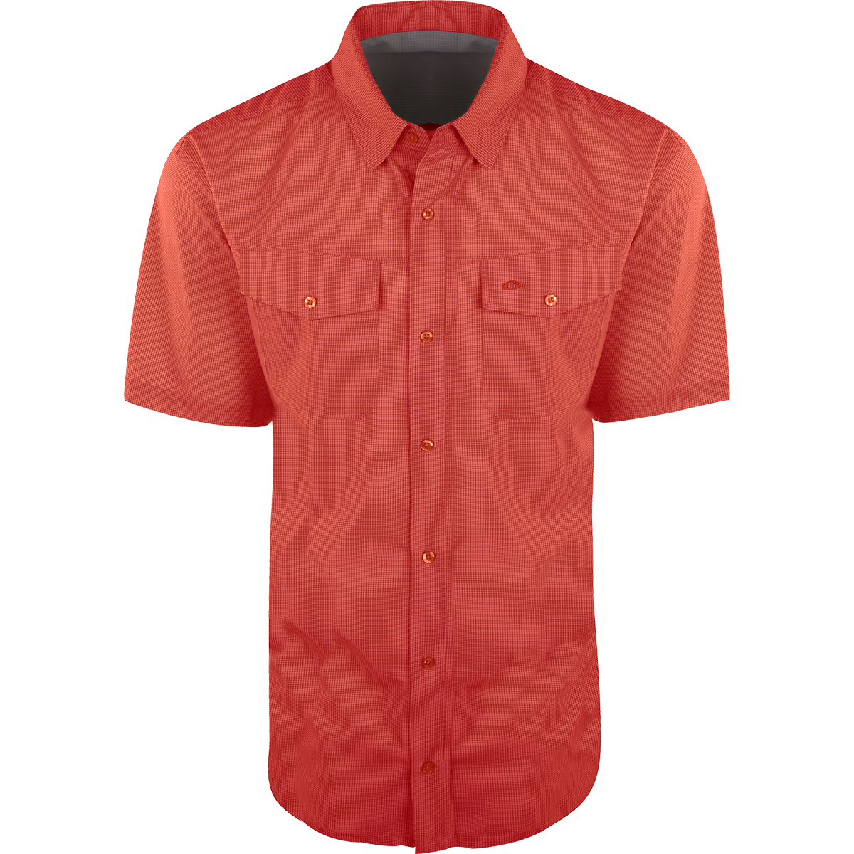 Men's Traveler's Check Short Sleeve Button Down Shirt - Lightweight Wrinkle-Resistant Casual Shirt for Business Travel & Summer Vacations