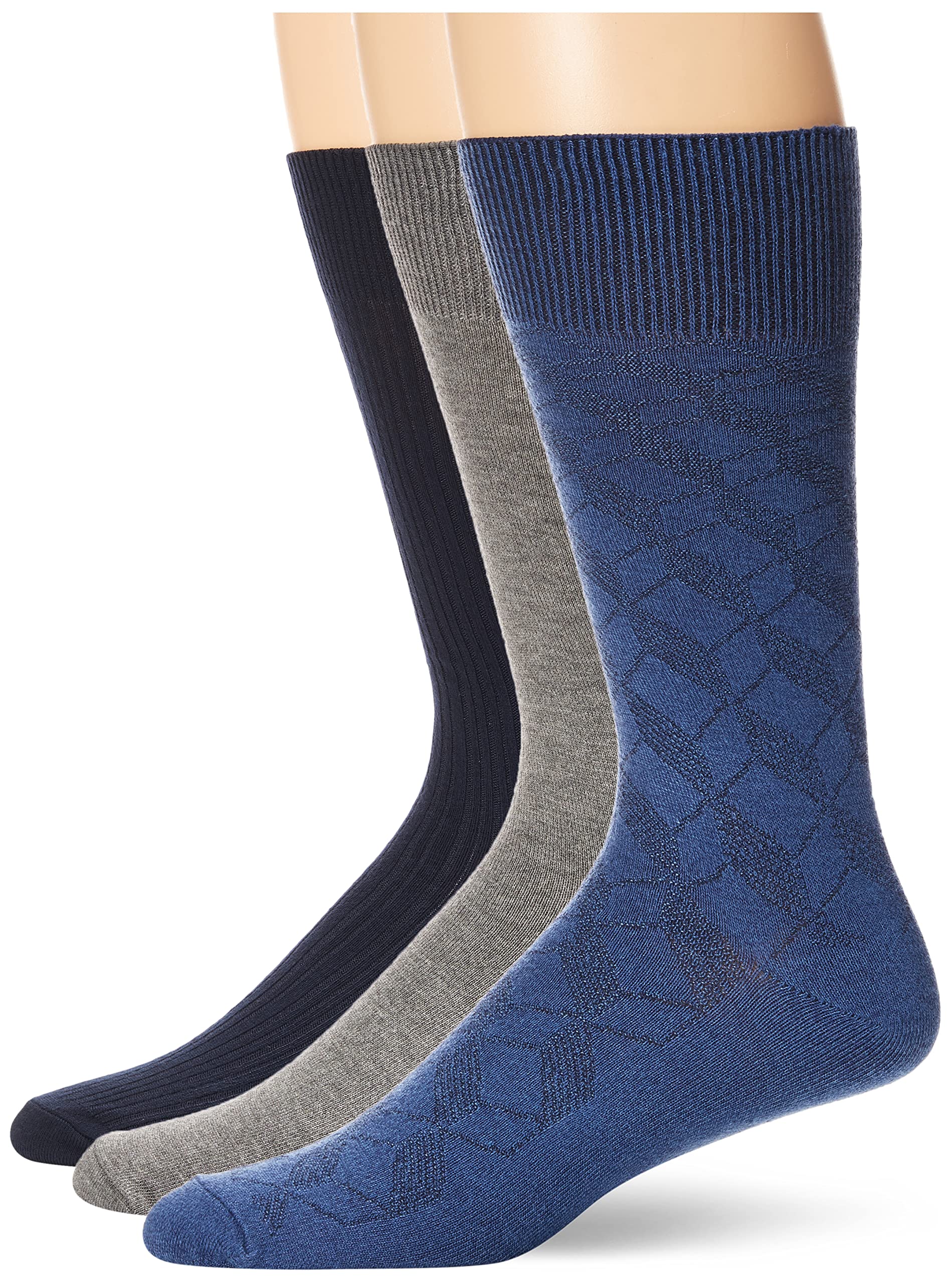 Perry Ellis Men's Stay Dry Comfort Socks - Moisture Wicking Athletic & Casual Socks for Work, Running, Hiking & Everyday Wear