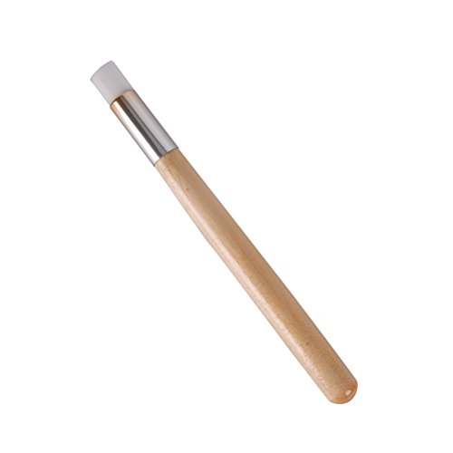 1PCS Solid Wood Soft Short Shank Nasal Wash Brush - Blackhead Remover & Nose Clean Brush for Facial Cleansing | Gentle Exfoliation for Sensitive Skin | Perfect for Daily Skincare & Spa Routine