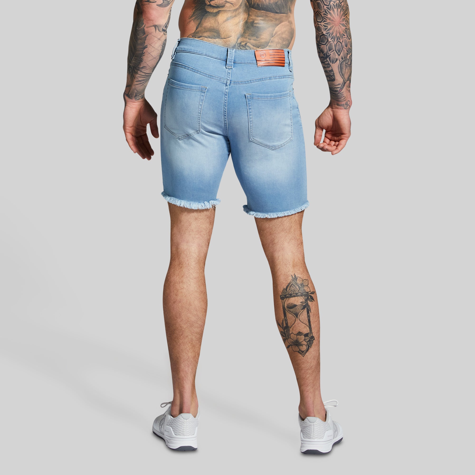 Stretchy Denim Shorts for Women - Light Wash Jorts with Comfortable Flex Fabric | Perfect for Casual Wear, Summer Outfits, and Beach Vacations