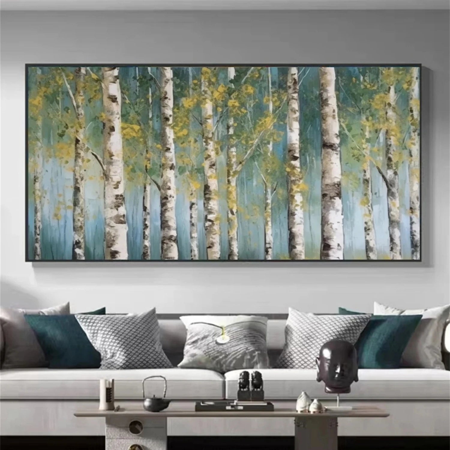 Flower and Tree Painting #FT114 - Handmade Canvas Wall Art for Home & Office Decor | Perfect for Living Room, Bedroom, or Gift