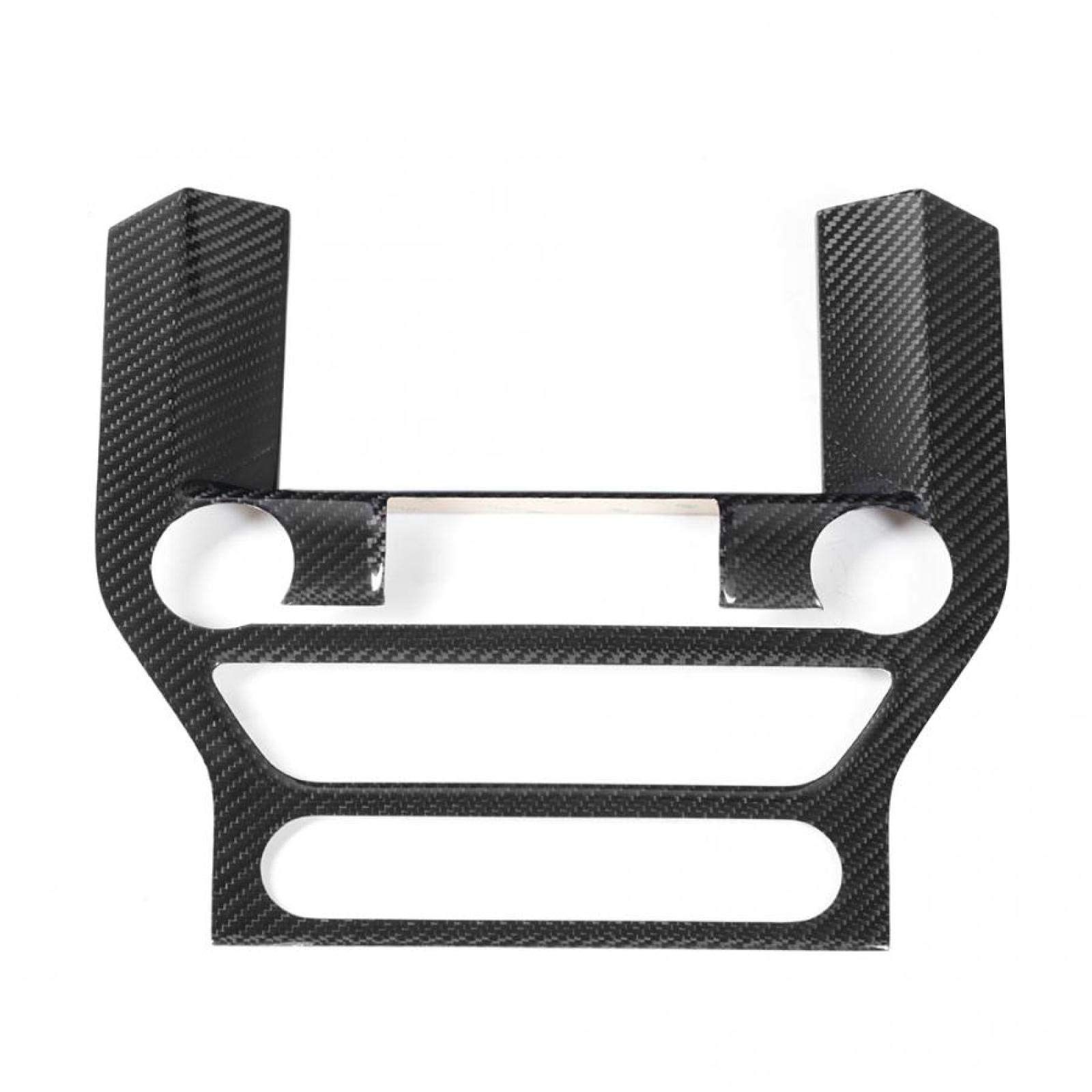 Carbon Fiber Center Console Trim for Ford Mustang 2014-2018 - GPS Panel Cover & Interior Upgrade Accessory - Perfect for Car Enthusiasts & Customization Projects