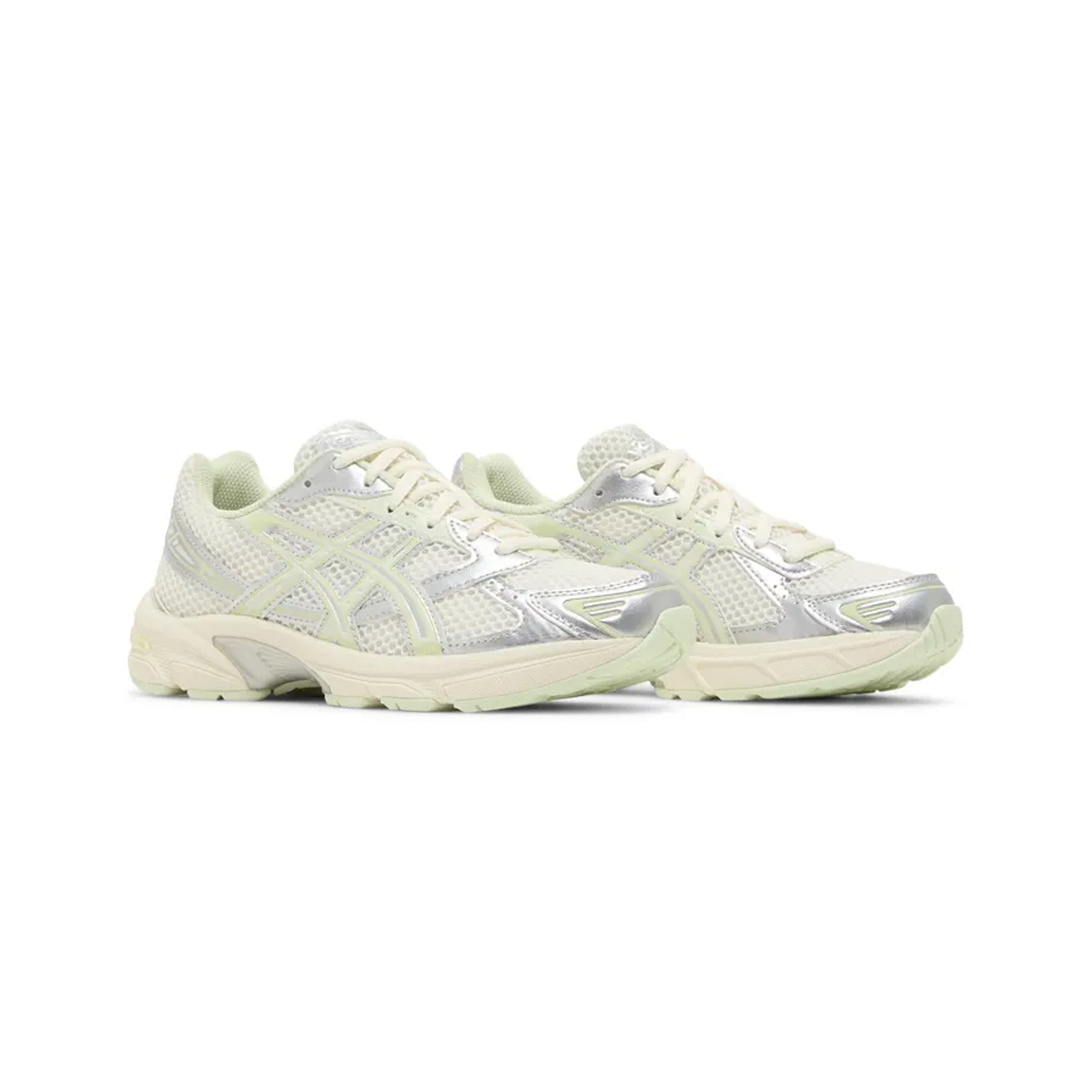 ASICS Gel 1130 'Silver Pack Green' Women's Running Shoes (2024) - Lightweight Cushioned Sneakers for Jogging, Gym Workouts & Everyday Wear