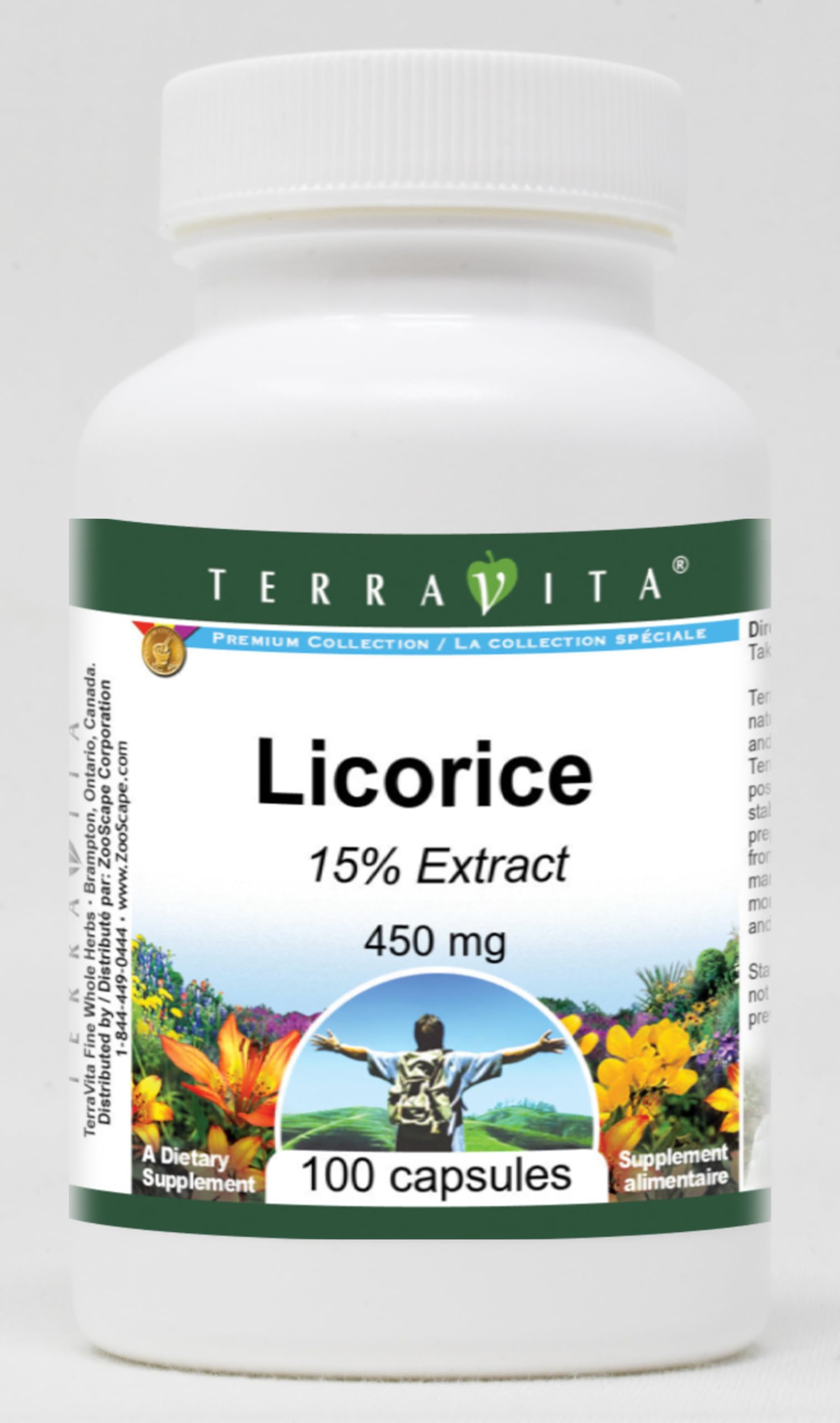 Licorice Root Extract 15% - 450mg (100 Capsules) - Herbal Supplement for Digestive Support & Immune Health - 3 Pack - Perfect for Daily Wellness Routine and Natural Remedies