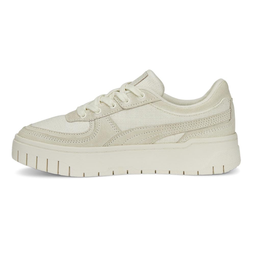 Puma Women's Cali Dream Blank Canvas Lace-Up Sneakers - Casual White Shoes for Walking, Running & Everyday Wear | Comfortable Athletic Fashion Sneakers for Women