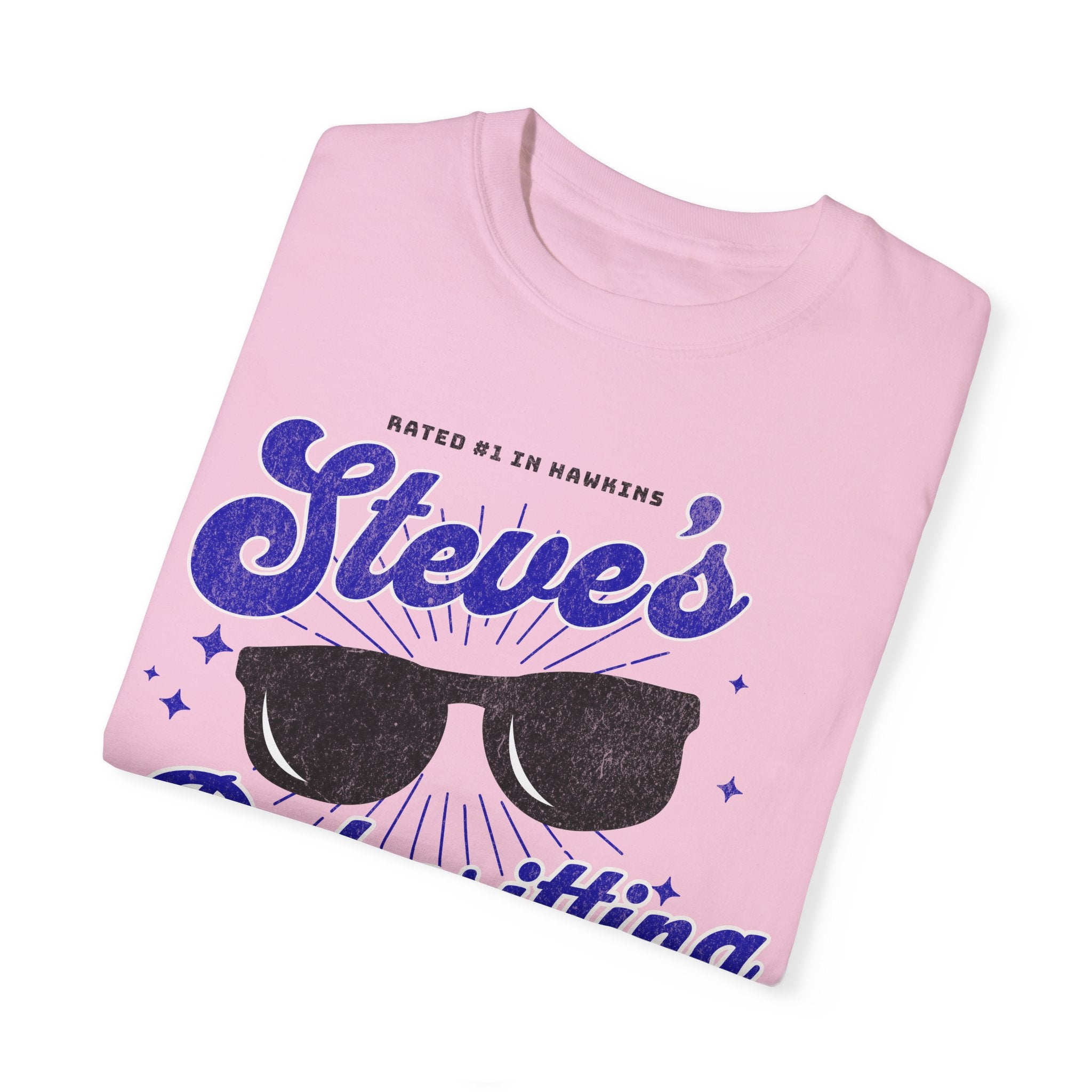 Steve's Babysitting Service Funny T-Shirt - Comfortable Cotton Tee for Babysitters & Childcare Workers - Perfect for Work, Gifts & Casual Wear