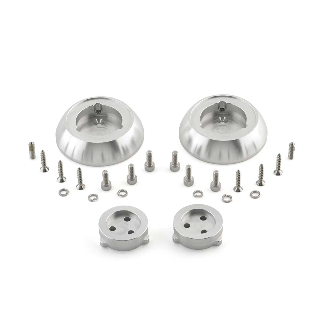 JL Audio PS SWMCP C SM Clear Anodized Surface Mounting Fixture for PS650 VeX Models - Premium Car Audio Accessory for Enhanced Sound System Installation