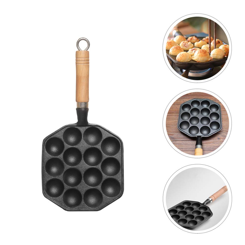 Premium Hemoton Octopus Ball Pan - Japanese Takoyaki Maker, Non-Stick Bakeware for Homemade Octopus Balls, Waffles & Pancakes - Perfect for Parties, Snacks & Asian Cuisine Cooking