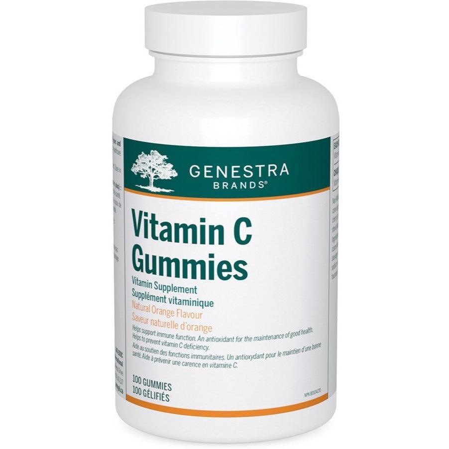 Genestra Vitamin C 100 Gummies - Immune Support & Antioxidant Boost - Delicious Orange Flavor Chewable Supplement for Adults & Kids - Perfect for Daily Wellness, Travel & Cold Season Defense