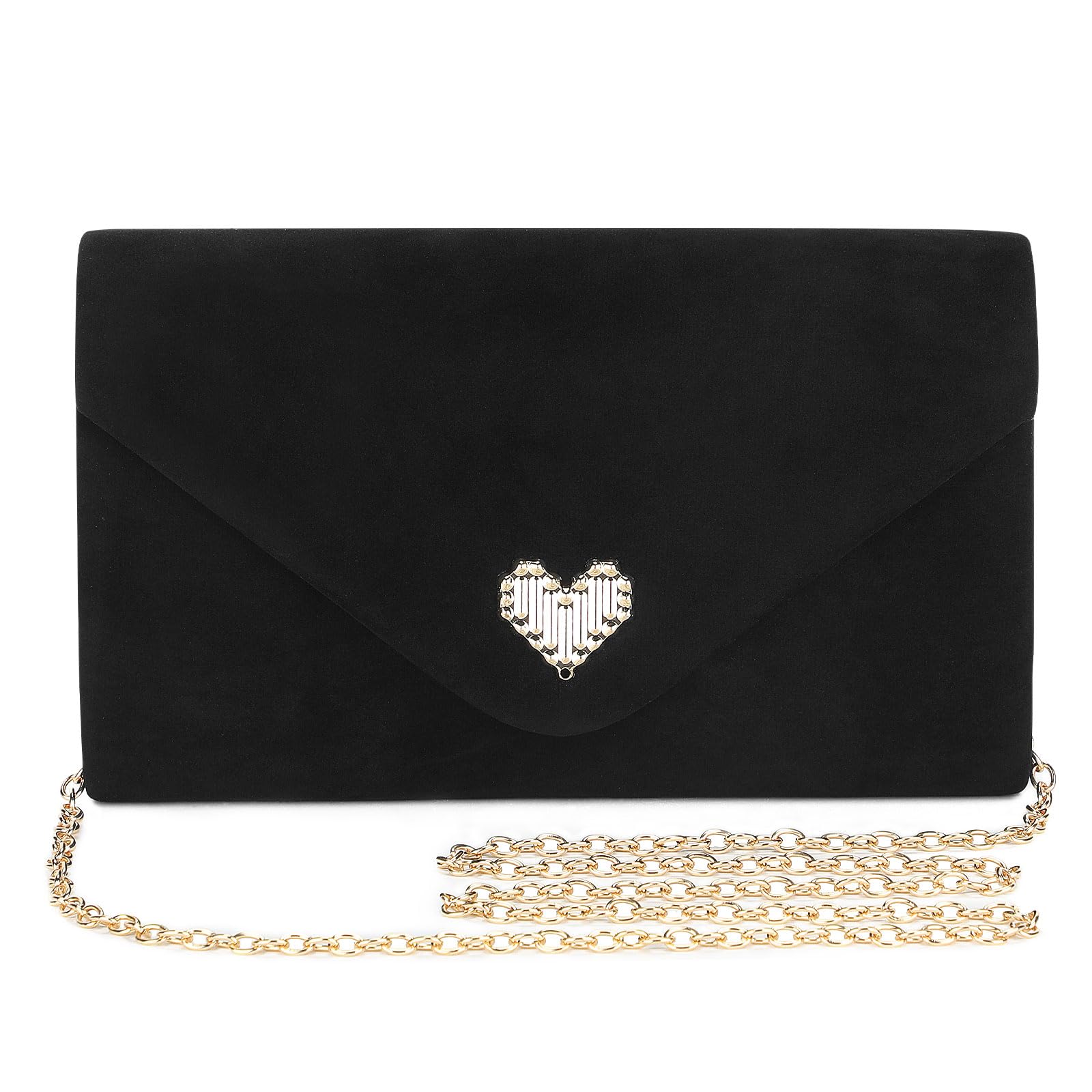UBAYMAX Women's Faux Suede Evening Clutch Purse - Elegant Crossbody Handbag for Wedding, Prom, Party & Engagement - Perfect for Formal Events, Date Nights & Special Occasions