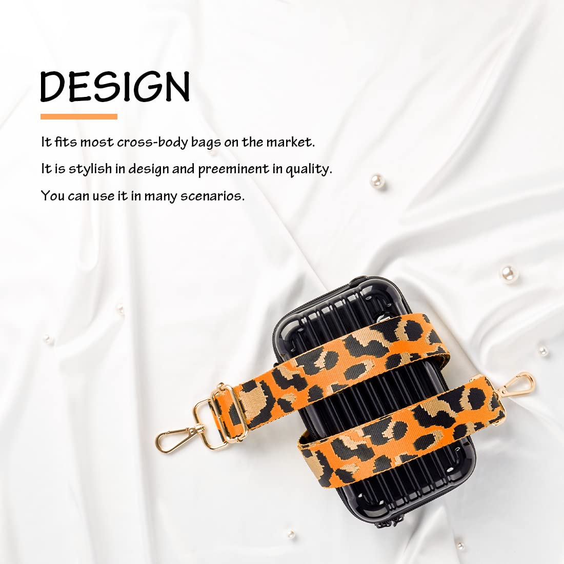 Adjustable Handbag Strap - Wide Purse Strap Replacement for Shoulder & Crossbody Bags | Perfect for Everyday Use, Travel & Fashion Accessories