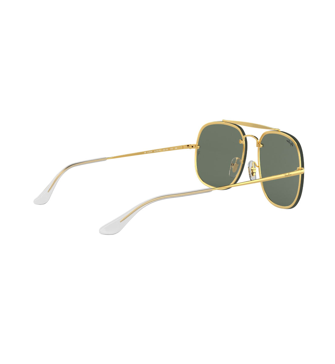 Ray Ban Blaze The General Sunglasses - Polarized Aviator Style for Men & Women - UV Protection, Lightweight & Comfortable - Perfect for Driving, Outdoor Sports & Beach Vacations