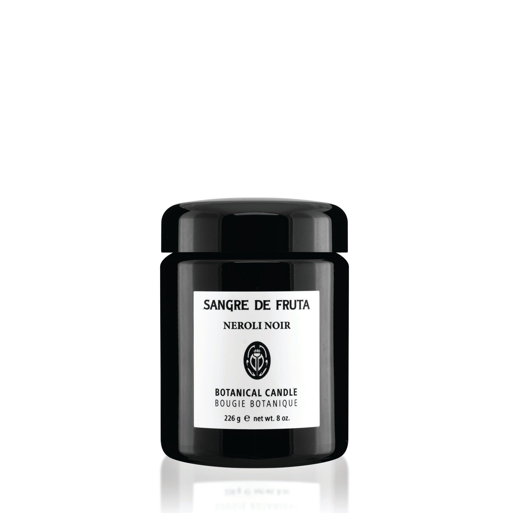 Botanical Candle - Neroli Noir Scented Soy Wax Candle for Home, Spa & Relaxation | Aromatherapy & Meditation Essential