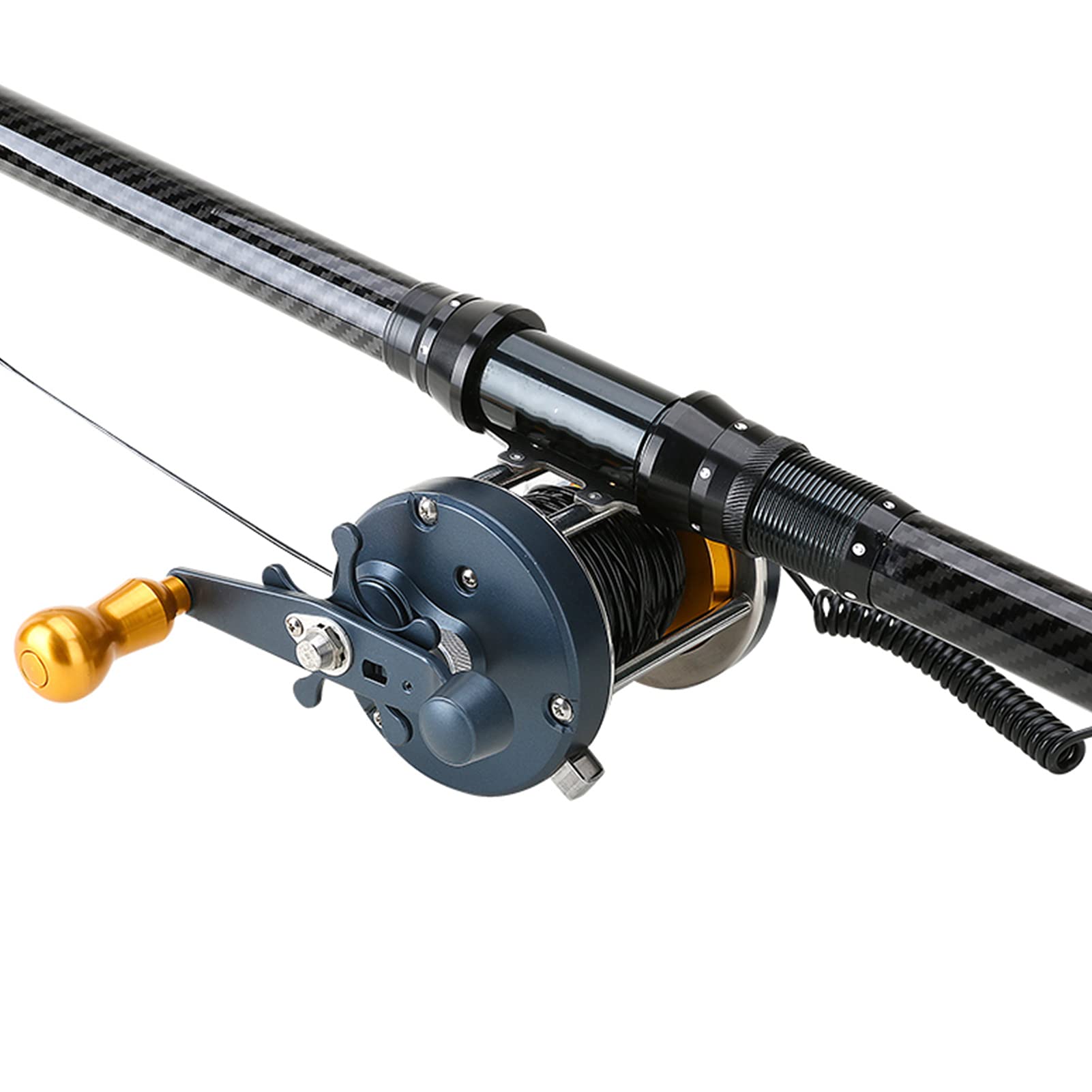 GOWENIC Aluminum Alloy Fishing Reel - Adjustable Anchor Drum for Saltwater & Freshwater Fishing | Perfect for Lake, Beach & Ocean Boat Fishing | Durable Gear for Professional Anglers & Fishing Enthusiasts