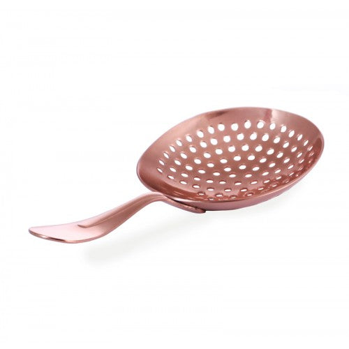 BarConic® Diamond Pattern Mixing Glass with Copper Plated Julep Strainer - Premium Cocktail Mixing Set for Bartenders & Home Bars | Perfect for Crafting Martinis, Old Fashioned & Whiskey Drinks